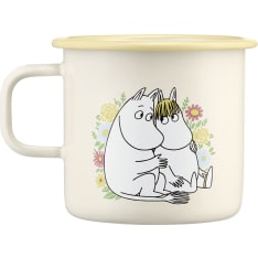 Muurla Moomin enamel mug Flowers 5,5dl