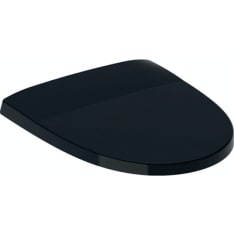 Ido Seven D musta WC-istuimen kansi