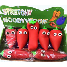 Stretchy Chili Sand 15 cm squeezable fidget toy