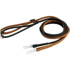 Pet First Classic leather collar with steel clasp