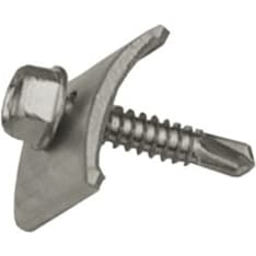 Lektar 70 pcs fixing screw + clip for fence nets