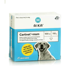 Aika Cartivet+MSM 100 tabl. täydennysrehuvalmiste