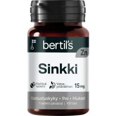 Bertil's 15 ml Zinc 100 tabl. dietary supplement