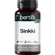 Bertil's 15 mg Zinc 200 tabl. dietary supplement