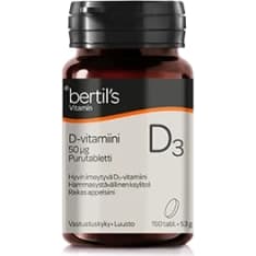 Bertil's vitamin D 50 μg 150 tabl. dietary supplement