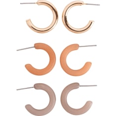 Cailap 3 pairs of earrings