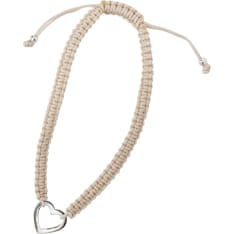 Cailap silver bracelet with heart decoration