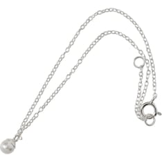 Cailap silver bracelet with pearl pendant