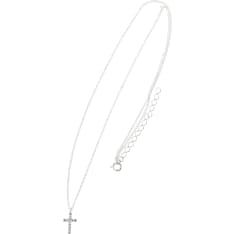 Cailap silver necklace with clashing pendant