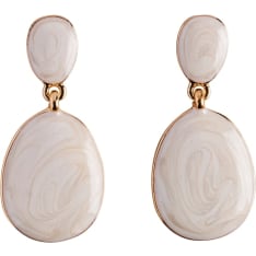 Cailap marbled pattern pendant earrings