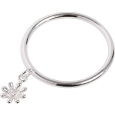 Cailap Flower pendant silver ring