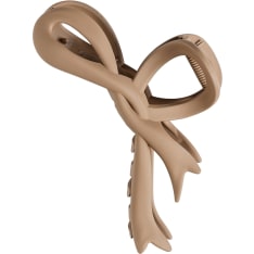 Cailap matta beige rusetti hiussolki