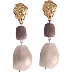 Cailap Stone drop earrings, assorted colours