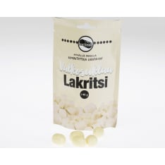 Lakumesta 140g white chocolate liquorice