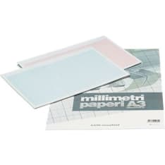 Orange graph paper pad