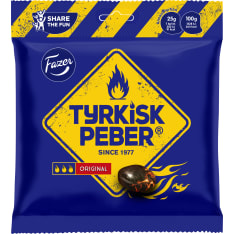 Fazer Tyrkisk Peber 300 g Salty Liquorice Pepper Candy