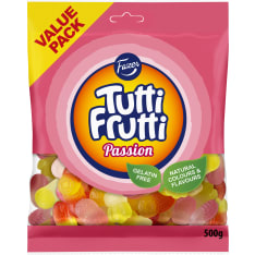 Fazer Tutti Frutti Passion Value Pack Candy bag 500g