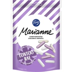 Fazer Marianne Lakritsirae 150 g karkkipussi
