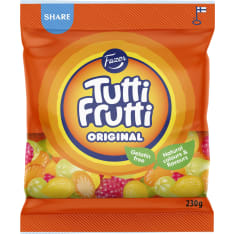 Fazer Tutti Frutti Original candy bag 230g