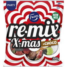 Fazer Remix Xmas +choco karkkipussi 300g