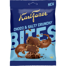 Karl Fazer Choco & Salty Crunchy Bites bag 94g