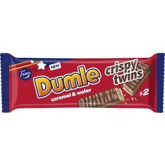 Fazer Dumle crispy twins chocolate bar 40g