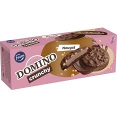 Fazer Domino Crunchy nougat indulgent biscuit 150g