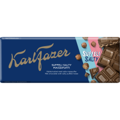 Karl Fazer Salty Suffeli Puffi 160 g suklaalevy