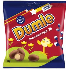 Fazer Dumle Chocolate eggs 90 g suklaamunia