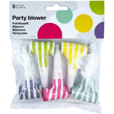 Pastel stripe 5 pcs/pack wind flute