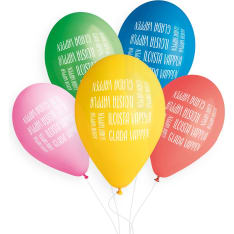 Happy May Day 5 balloons