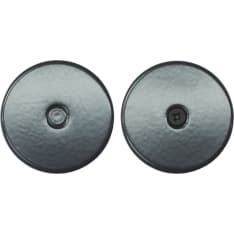 Abloy LH001 teräs musta peitekilpi