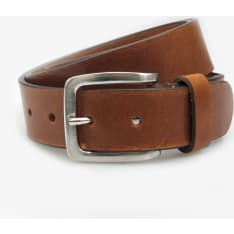 Ninis Women's Cognac Brown Leather Belt