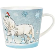 Lena Furberg Horses AW19 Snow 3.5dl Mug