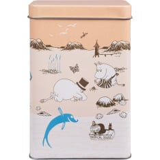 Moomin Beach trip coffee tin ora