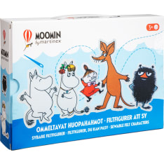 Moomin by Martinex Muumi DIY ommeltavat huopahahmot