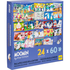 Muumi 24x60p palapelijoulukalenteri