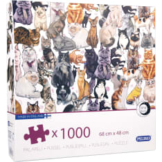 Peliko Nina Moon: cats 1000p puzzle