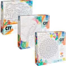 Peliko Ciy markers & jigsaw 99 pieces (assortment)