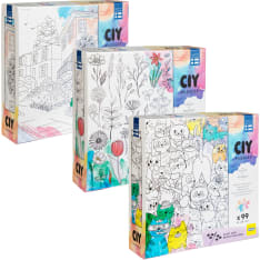 Peliko Ciy watercolours & jigsaw 99 pieces (assortment)