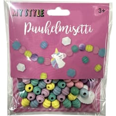 Puinen pastelli helmisetti