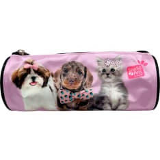 Studio Pets Bows round pencil case