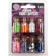 Mini craft jars include 8 small containers
