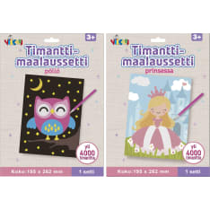 Viikari Pöllö & Prinsessa timanttimaalaussetti