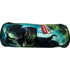 Dino Danger round pencil case