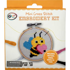 Mini Cross Stitch Kit – Bee