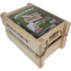 Tactic Mölkky yard game in a wooden box