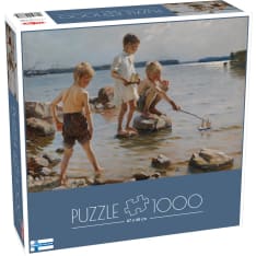 Tactic A. Edelfelt: Boys playing on the beach 1000p puzzle