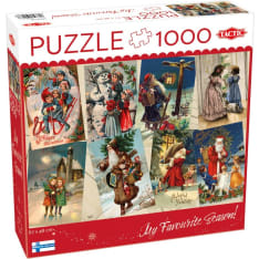 Tactic Vintage Christmas Cards 1000p palapeli