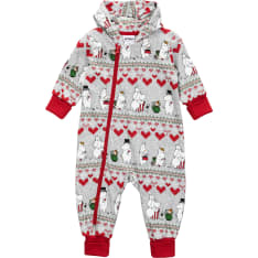 Moomin by Martinex Winter Heart baby overall